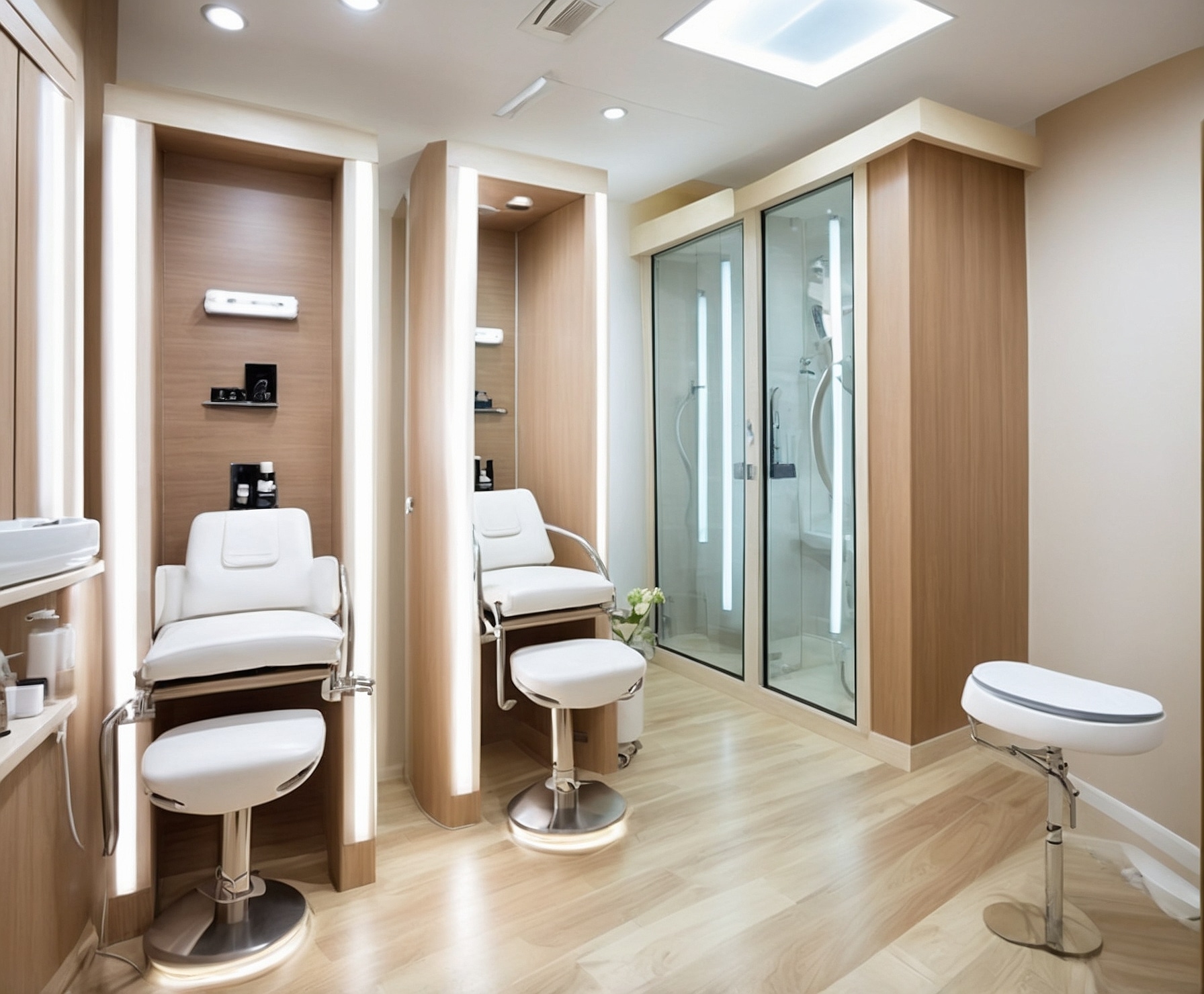 Rutina de belleza con depilación IPL y limpieza facial.